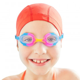 Colorful Kids Goggles with Case -  Cotton Candy