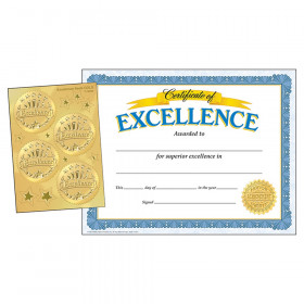 Excellence (Excellence Seals) Certificates & Award Seals Combo Pack