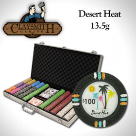 Desert Heat 750pc Poker Chip Set w/Aluminum Case