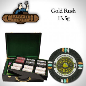 Gold Rush 500pc Poker Chip Set w/Hi Gloss Case