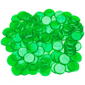 100 Pack Green Bingo Marker Chips