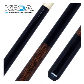 Koda KD20 Pool Cue, Black with Palm Wood Decal Wrap