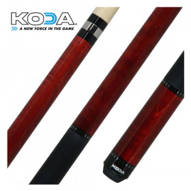 Koda KD31 Pool Cue, Red Stained Curly Maple Pool Cue
