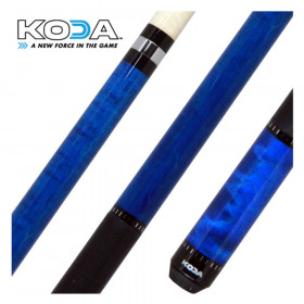 Koda KD32 Pool Cue, Blue Stained Curly Maple Pool Cue