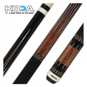 Koda KD50 Pool Cue, Black w/ Blue Recon Overlay Maple Pool Cue