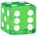 16mm Rounded Dice, Green