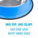 8oz. Blue Stainless Steel Dog Bowl