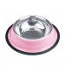 4oz. Pink Stainless Steel Dog Bowl