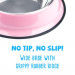 4oz. Pink Stainless Steel Dog Bowl
