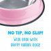 16oz. Pink Stainless Steel Dog Bowl