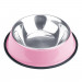 24oz. Pink Stainless Steel Dog Bowl