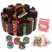 Ace Casino 300pc Poker Chip Set with Wooden Carousel