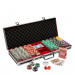 500 Black Aluminum Case Ben Franklin Poker Chip Set