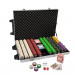 Pre-Packaged 1000Ct Claysmith Gaming "Bluff Canyon" 13.5 Gram Clay Composite Chip Set in Rolling Aluminum Case