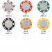 1000 Ct Acrylic Standard Breakout-Coin Inlay 15 Gram Chips