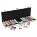 600 Ct Hi Roller 14 Gram Poker Chip Set w/ Aluminum Case