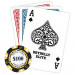 500 Ct Monte Carlo 3-Tone Poker Chip Set w/ Aluminum Case