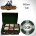 500Ct Claysmith Gaming "Milano" Chip Set in Hi Gloss Case