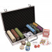 300Ct 13.5g 'The Mint' Poker Chip Set in Aluminum Case by Claysmith Gaming