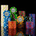 300Ct 13.5g 'The Mint' Poker Chip Set in Wooden Walnut Case by Claysmith Gaming
