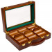 300Ct 13.5g 'The Mint' Poker Chip Set in Wooden Walnut Case by Claysmith Gaming