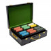 500 Ct Nevada Jack Ceramic Poker Chip Set Hi Gloss Case