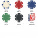200 Ct Suited 11.5 Gram Poker Chip Set in Wooden Carousel