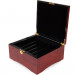 750 Ct Glossy Wooden Mahogany Case
