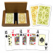 Copag Wooden Box Set Green/Orange Bridge/Jumbo Playing Cards
