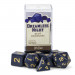 Set of 7 Polyhedral Dice, Dreamless Night