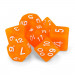 Set of 7 Polyhedral Dice, Forge Embers