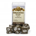 Set of 7 Polyhedral Dice, Enchanted Clay