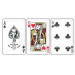 Kem Arrow Red/Blue Narrow Regular 100% Plastic Playing Cards in Wooden Box