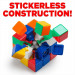 3x3x3 Stickerless 6-Color Speed Puzzle Cube