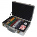 Ace King Suited 300pc Poker Chip Set w/Claysmith Aluminum Case