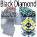 Black Diamond 14 Gram 200pc Poker Chip Set w/Acrylic Tray