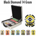 Black Diamond 14 Gram 500pc Poker Chip Set w/Claysmith Aluminum Casel