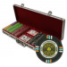 Gold Rush 500pc Poker Chip Set w/Black Aluminum Case