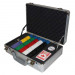 Striped Dice 300pc Poker Chip Set w/Claysmith Aluminum Case