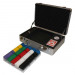 Striped Dice 300pc Poker Chip Set w/Claysmith Aluminum Case