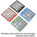 100 Pack of Bingo Cards, Multi Color