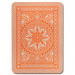 Modiano Cristallo Orange Plastic Playing Cards