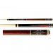 Players G-3395 Black and Walnut Brown Burl Pool Cue Stick