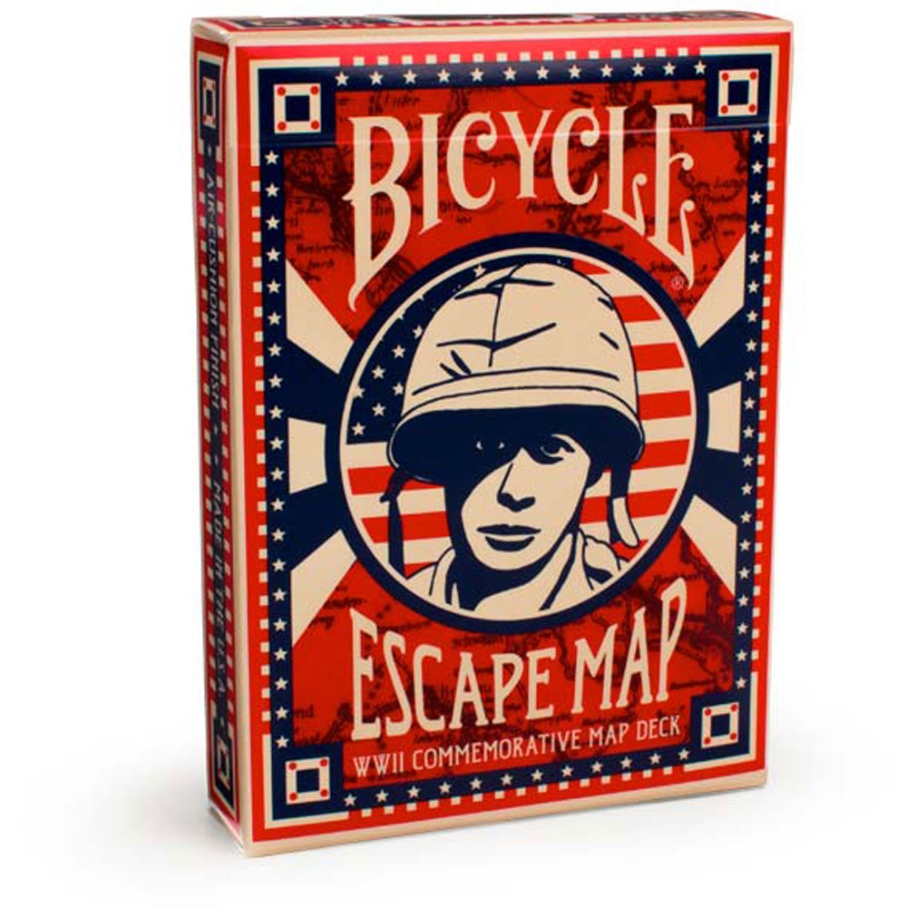 Kartenspiel mit tollem Motiv  NEU!! Bicycle ESCAPE MAP Spielkarten Made in USA 