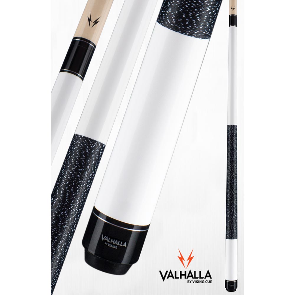 NEW Valhalla by Viking VA108 White Pool Cue Stick 18.5 oz LIFETIME WARRANTY 